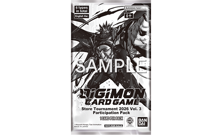 Participation Pack Official Store Tournament 2026 Vol. 3 Digimon