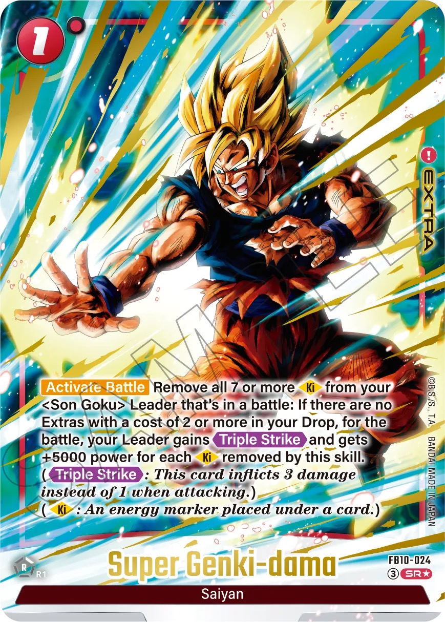 Kartu alt-art FB10-024 Super Genki-dama