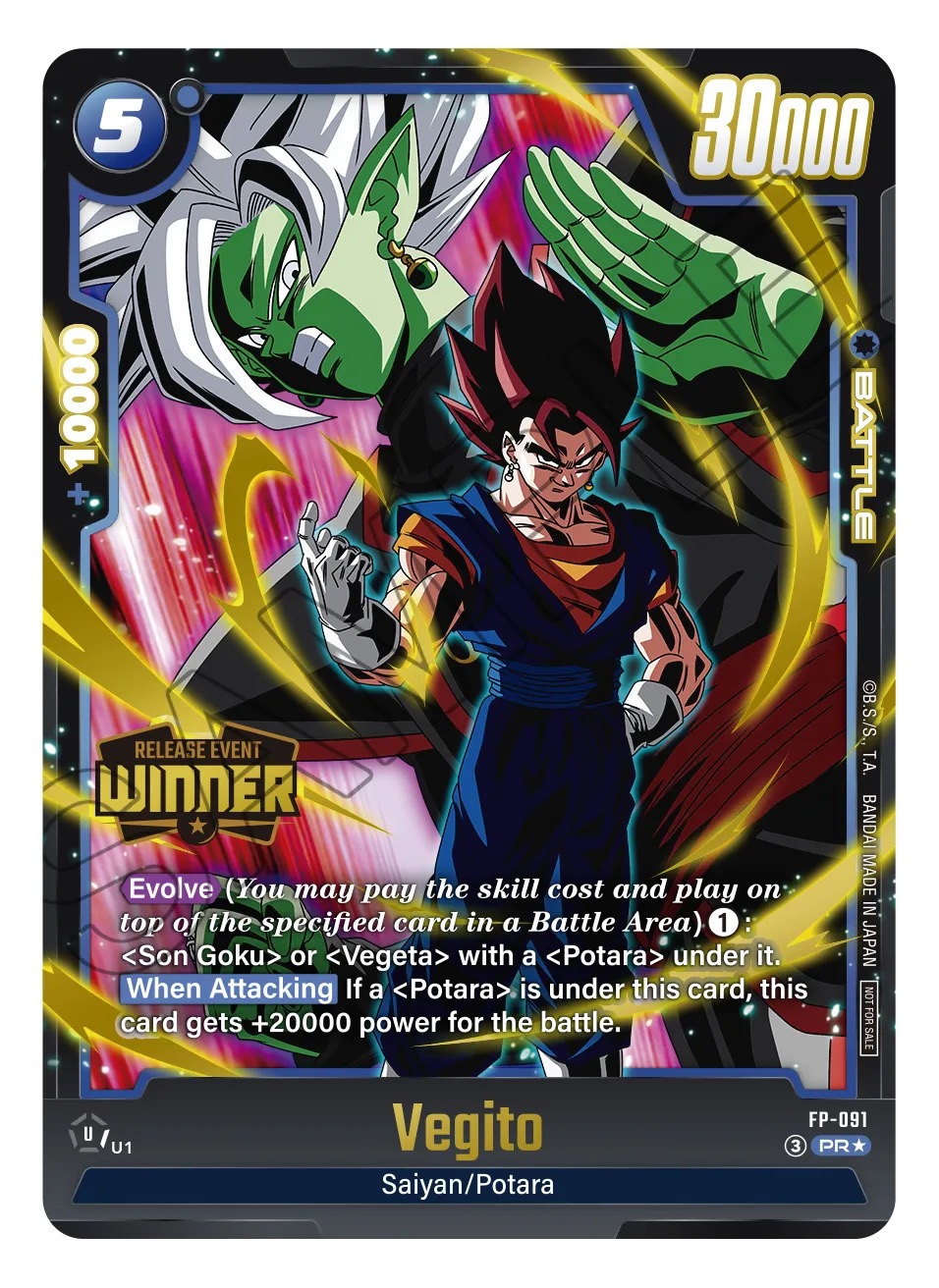 FB10 Release Event Fusion World: Sealed Format Berhadiah Promo Vegito 12-18 Juni 2026