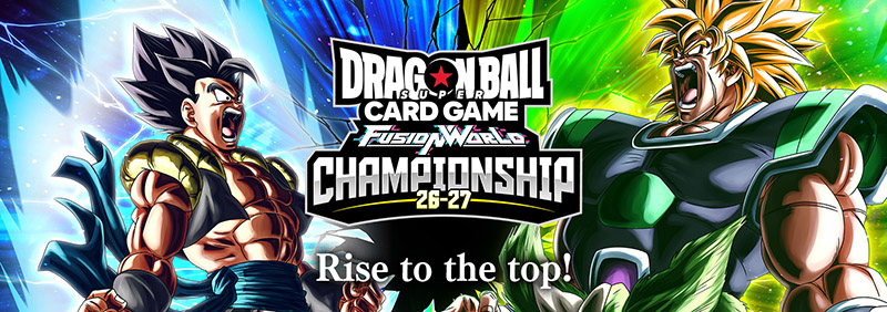 Banner resmi CHAMPIONSHIP 26-27 Dragon Ball Super Card Game Fusion World