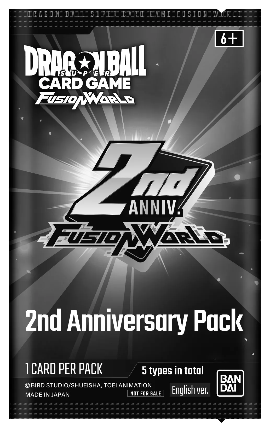 2nd Anniversary Promo Pack Dragon Ball Super Card Game Fusion World