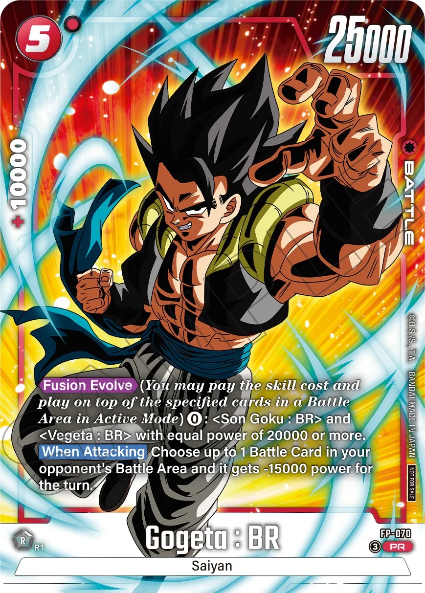 Kartu Battle Card promosi FP-070 Gogeta BR