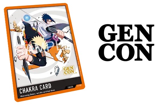Promo Chakra Card Gen Con Naruto Card Game