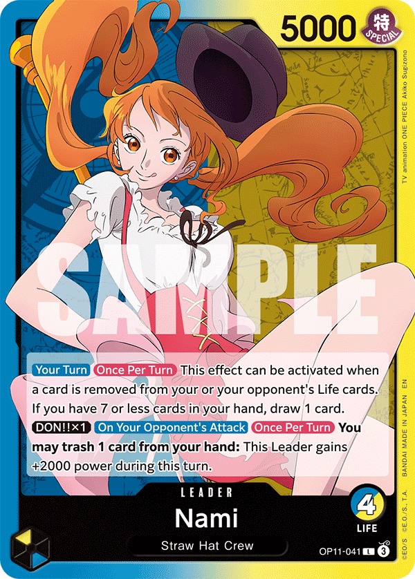 Blue/Yellow Nami: Deck Penjegal Purple Enel di Pengujung Format OP-15