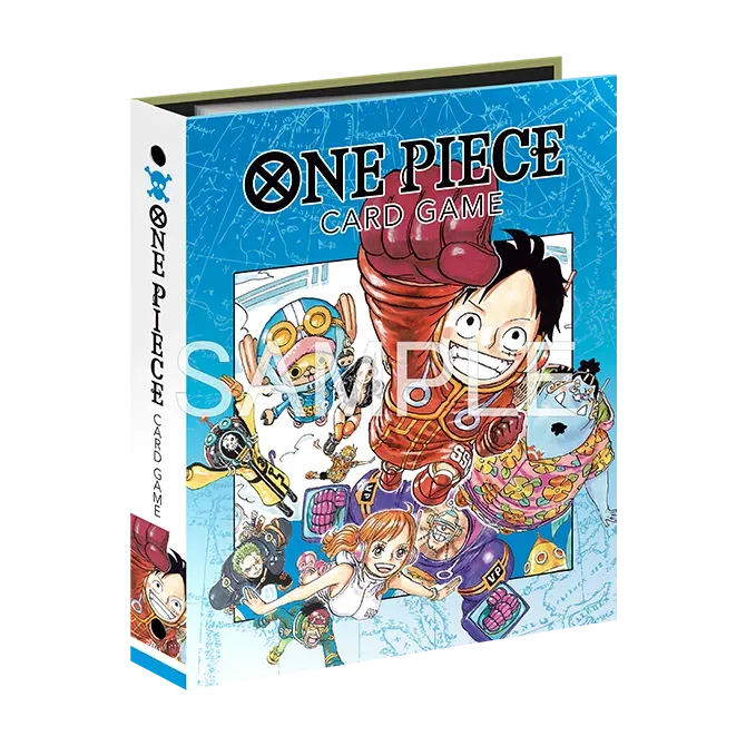 Official 9 Pocket Binder vol.1 One Piece Card Game terbuka dengan halaman refill