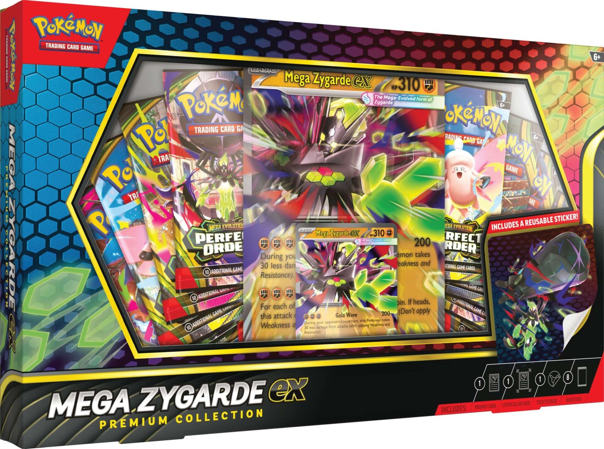 Mega Zygarde ex Premium Collection box tampak depan