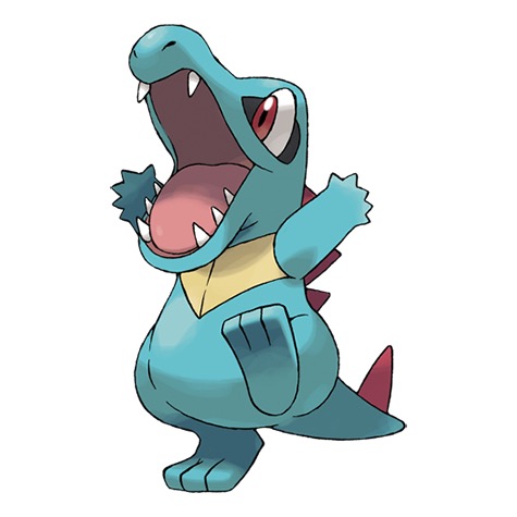 Totodile, Pokemon starter Johto di playmat Mid-Year Celebration