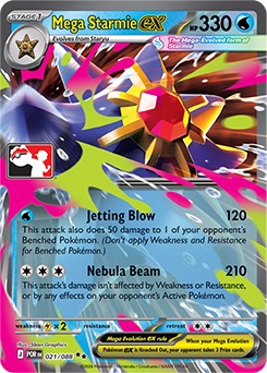 Kartu Mega Dragonite ex Prize Pack Series Nine