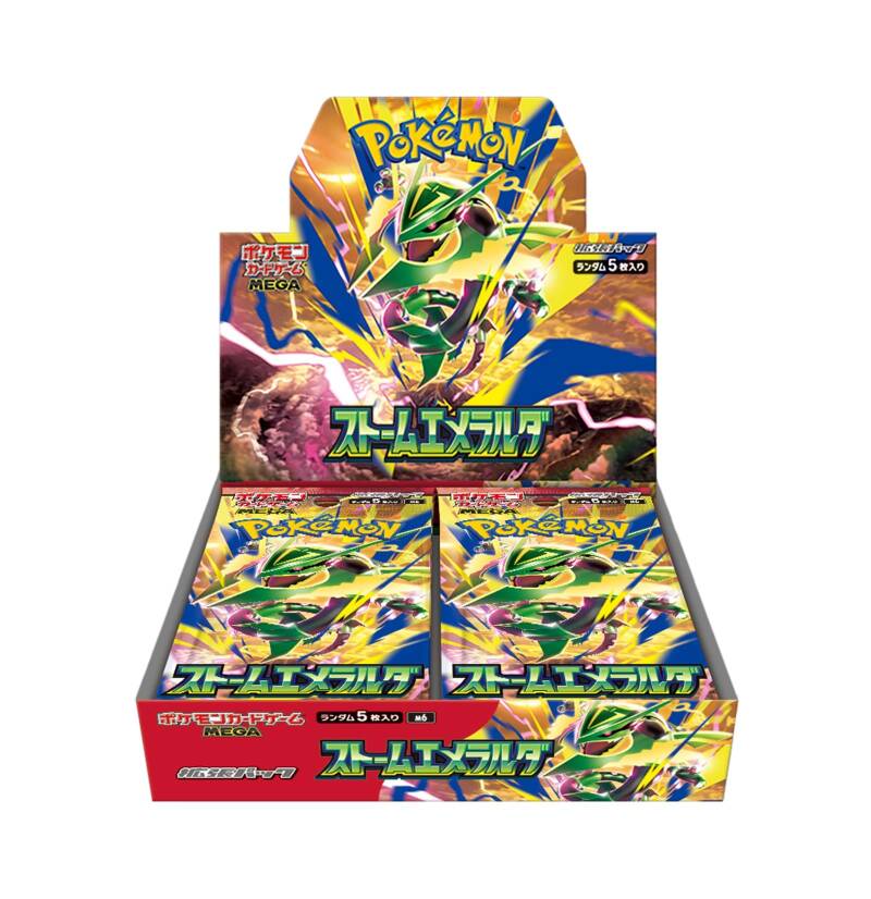 Storm Emeralda Resmi Diumumkan, Mega Rayquaza ex Pimpin Set Pokemon TCG Jepang 31 Juli