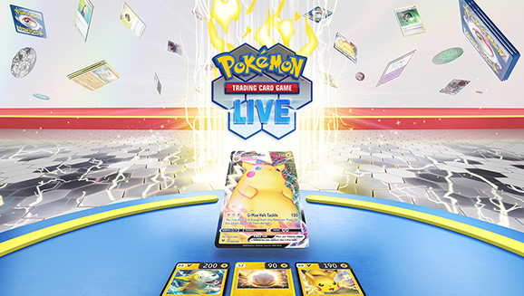 Key art Pokemon Trading Card Game Live