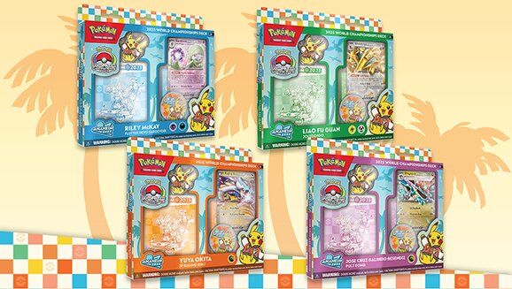Pokemon Rilis World Championships Decks 2025, Replika 4 Deck Juara Dunia