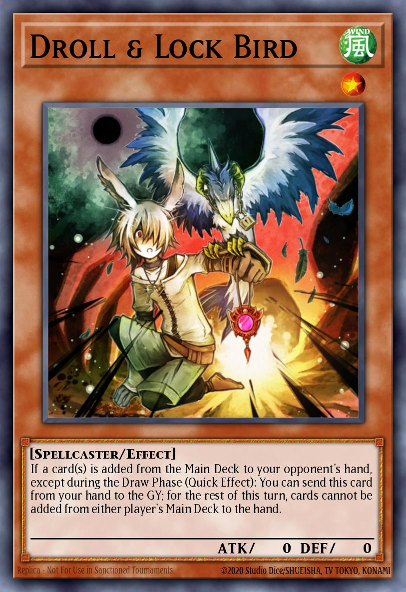 Kartu hand trap Droll & Lock Bird dari Essential Selection 02