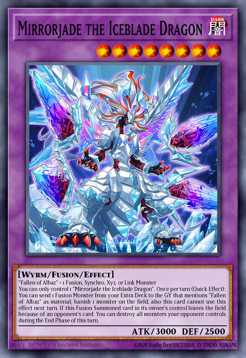 Kartu Mirrorjade the Iceblade Dragon