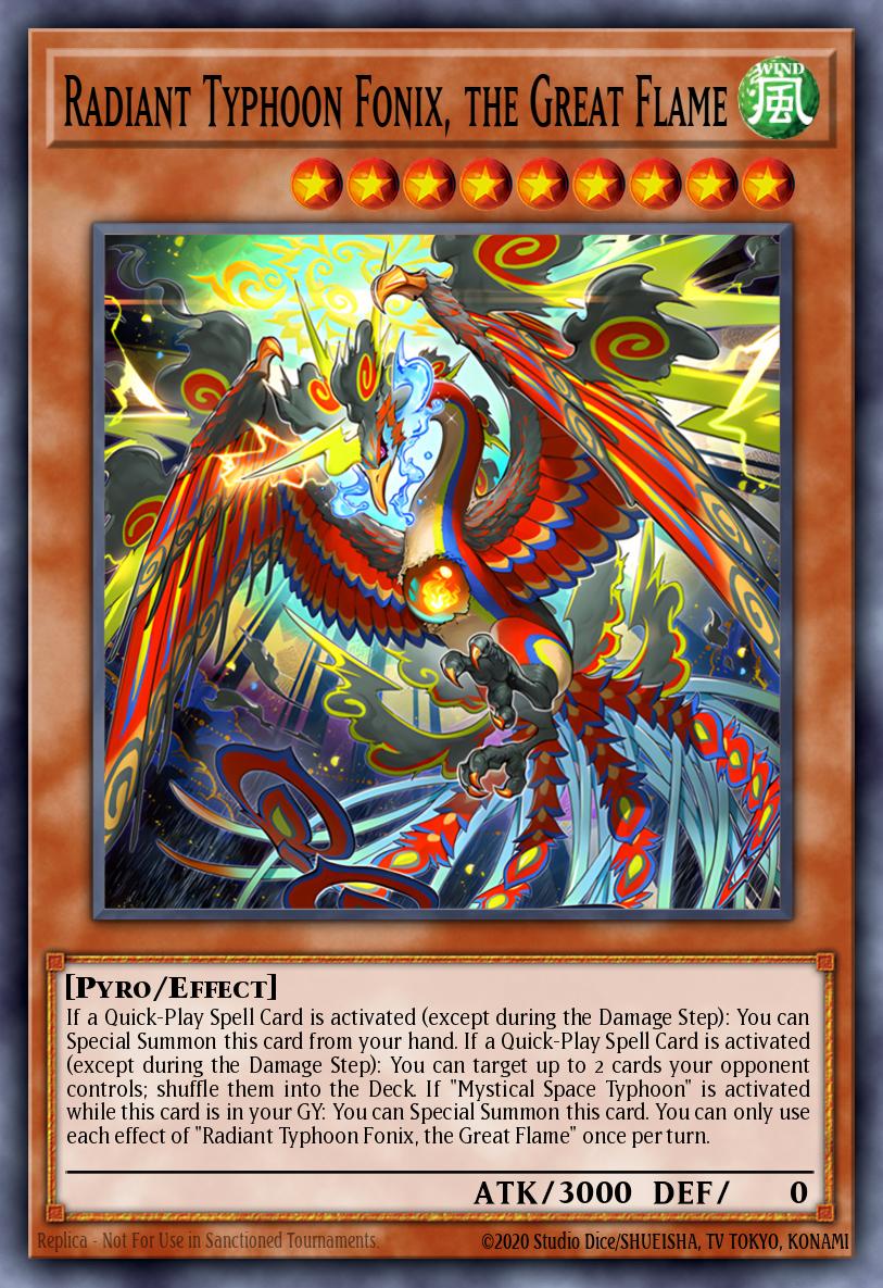 Kartu Radiant Typhoon Fonix, the Great Flame